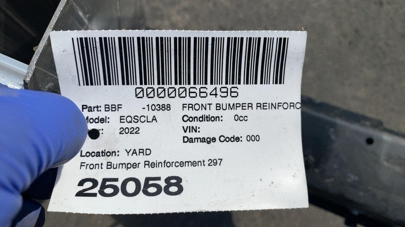 A 297 620 24 00 ⭕ 22-24 EQS 450+ V297 Front Bumper Reinforcement Impact Bar Beam OEM A2976202400