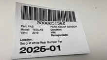 2016-2024 Tesla Model S X 3 Y Set of 6 Bumper Parking Assist Sensor White - PPSW