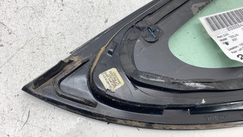 ⭕ 21-23 Tesla Model 3 M3 Rear Side Corner Window Quarter Glass Left 15