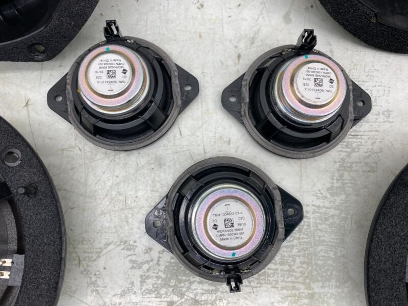 100483302A ⭕ 12-20 Model S X Midwoofer & Midrange Audio Speaker 1004833-02-A/1004833-01-A