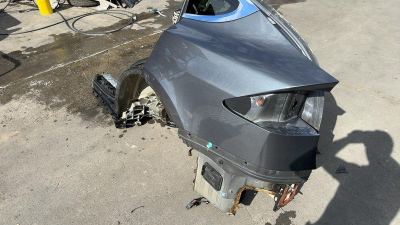 ⭕2016-2020 Tesla Model X Rear Left Quarter Fender Frame Panel Cutout Gray - PMNG