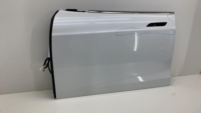 2012-2015 Tesla Model S MS Front Driver Side Door Shell Panel Left LH White PPSW