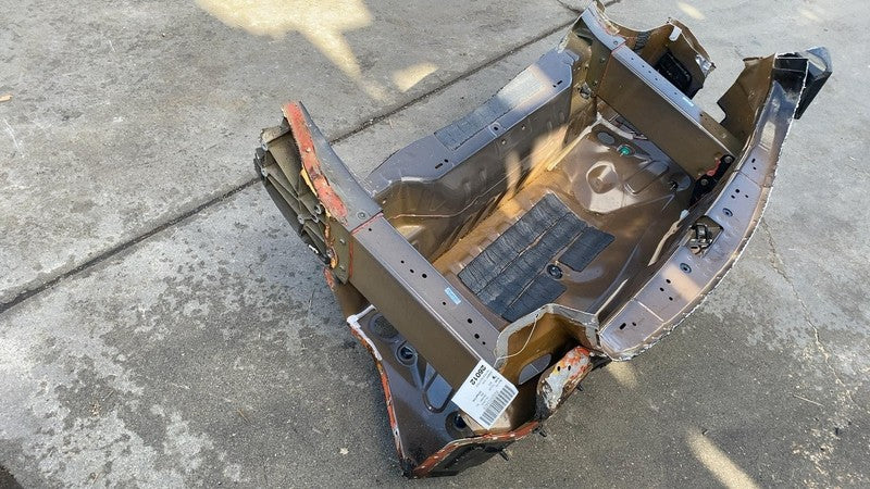 21-24 Tesla Model S Rear Closeout Tail Panel w/ Left & Right Rail Black - PBSB