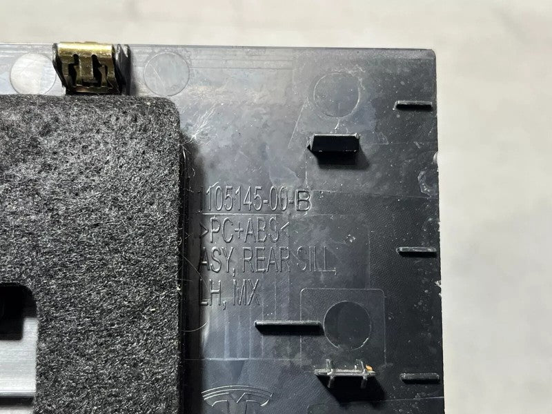 ⭕2016-2020 Tesla Model X Rear Driver Side Door Sill Trim Cover Left 11