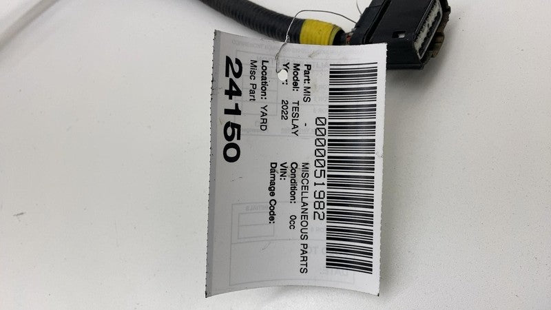 198905901A 2020-2024 Tesla Model Y MY Rear Chassis Subframe Coil Wiring Harness Cable Wire