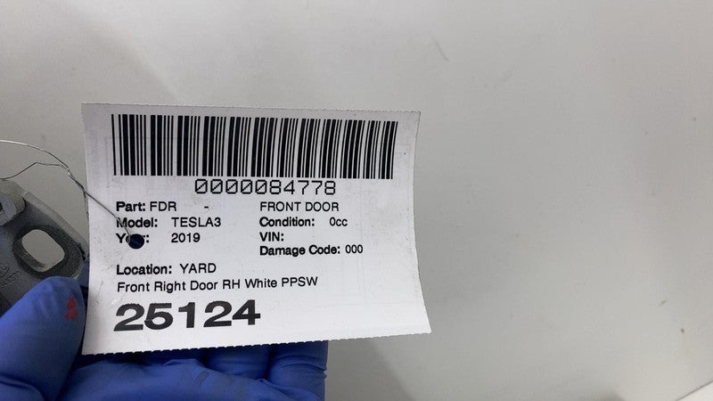 ⭕ 2017-2020 Tesla Model 3 Front Passenger Side Door Shell Panel Right 