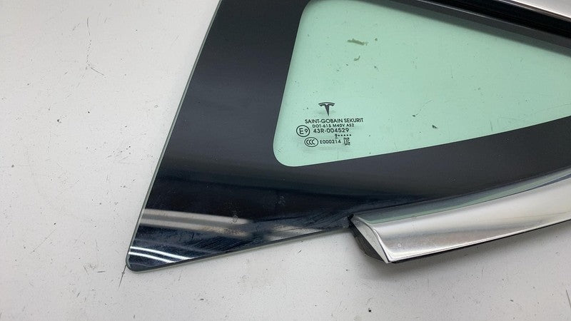 1080703-00 ⭕ 2017-2020 Tesla Model 3 Rear Left Quarter Fixed Window Glass LH OEM 1080703-00