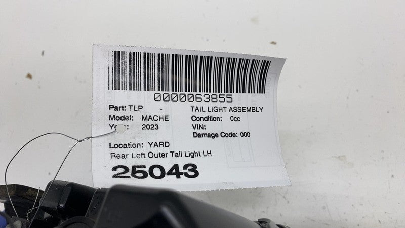 LJ8B-13405-AG ⭕21-24 Ford Mustang Mach-E Rear Left Outer Taillight LED Tail Lamp LJ8B-13405-AG