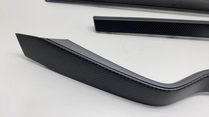 1035826 00 2016-2020 Tesla Model X SET of Front & Rear Left & Right Door Molding Trim Decor