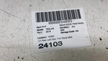 2012-2020 Tesla Model S MS Rear Left Interior Door Panel Trim Card Cover White