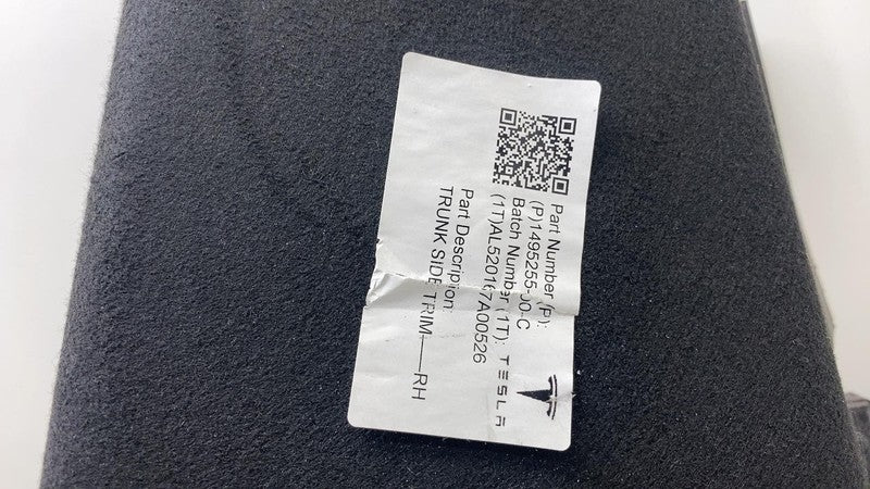 ⭕20-23 Tesla Model Y Passenger Side Trunk Trim End Item Panel Right 14