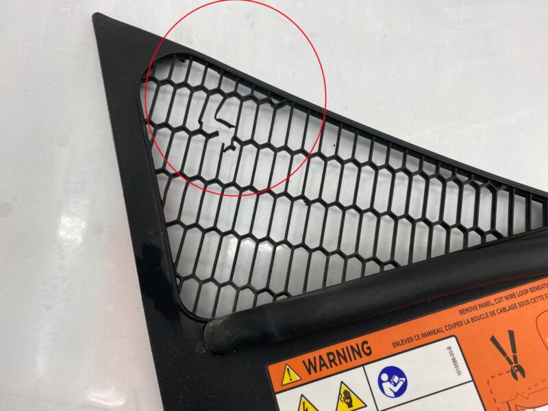 1008976 00 F ⭕ 12-15 Model S Under Hood Apron Windshield Cowl Screen Cover Trim 1008976-00-F