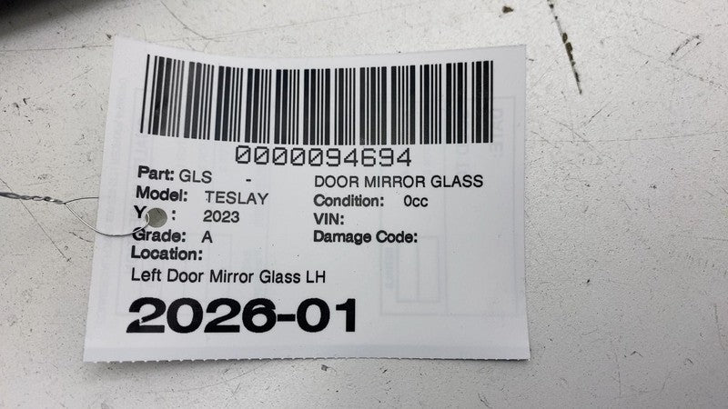 ⭕ 2020-2024 Tesla Model Y MY Front Driver Side Heated Door Mirror Glas