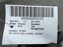 2017-2020 Tesla Model 3 M3 Battery Module Long Range RWD 41k ml 1091596-00-G
