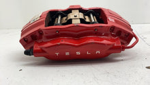 ⭕ 2016-2020 Tesla Model X Rear Caliper w/ Brake Hose Line Left Red 1027643-01-B