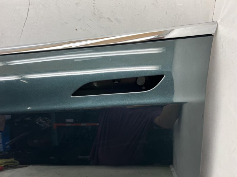 2012-2015 Tesla Model S Front Left Passenger Door Shell Panel Assy LH Green PMSG