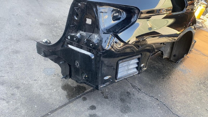 108735714 2021 BMW 530e Rear Passenger Quarter Panel Structural Cut Out Right RH Black 668