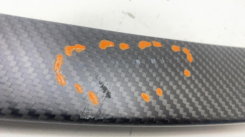 ⭕ 20-23 Tesla Model Y  Liftgate Trunk Lip Spoiler Wing Carbon Fiber 15