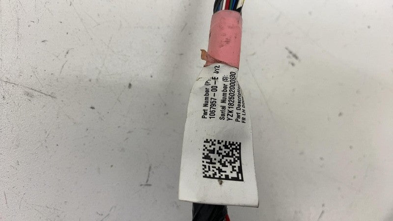 106795700E ⭕ 2017-2019 Tesla Model 3 Front Left Door Wiring Harness Cable Wire 1067957-00-E
