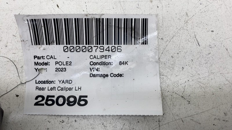 32300770 ⭕ 2021-2023 Polestar 2 Rear Driver Brake Caliper w/ Hose Line Left LH 32300770