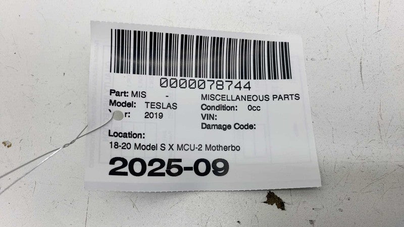 ⭕ 2018 2019 2020 Tesla Model S MS Intel Media Control Unit MCU-2 Motherboard OEM