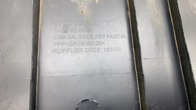 2020-2024 Tesla Model Y Front Bumper Lower Valance Undertray Splash Sh