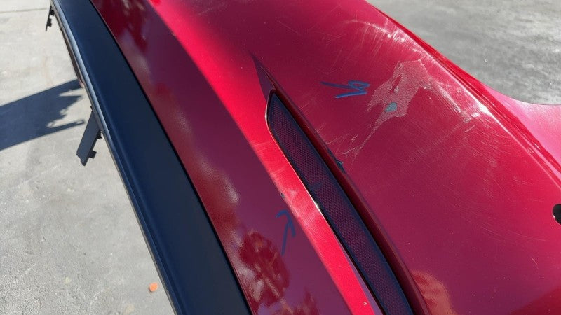 ⭕ 2017-2022 Tesla Model 3 Rear Bumper Cover w/ Park Sensor & Harness Red - PPMR