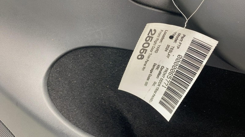 1997295-00-C ⭕ 20-24 Tesla Model Y Front Right Door Panel Trim Card Cover White 1997295-00-C