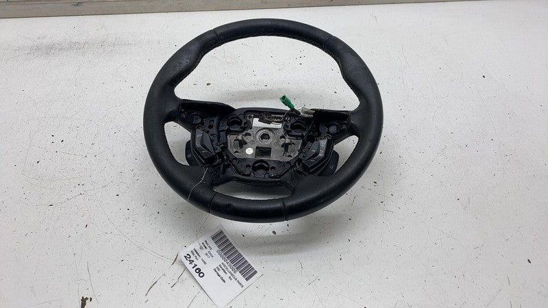 2013-2018 Ford C-Max Front Driver Steering Wheel Leather Black w/ Control Switch