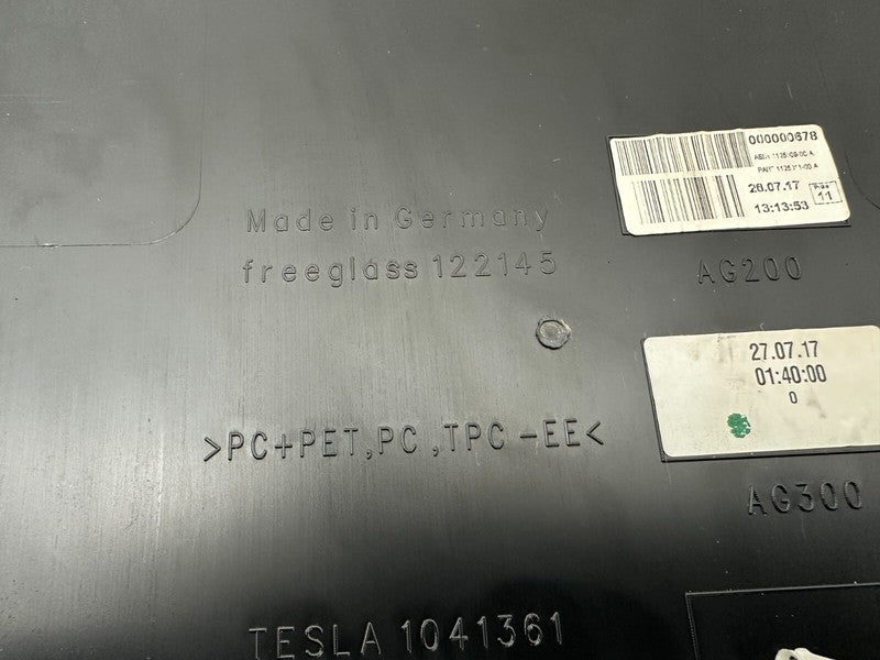 112500900A ⭕16-23 Model X Roof Gloss Molding Center Spine Applique Trim Cover  1041361-00-J
