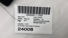⭕ 16-20 Tesla Model X Dashboard Instrument Panel Interior Dash Trim 1038748-10-E