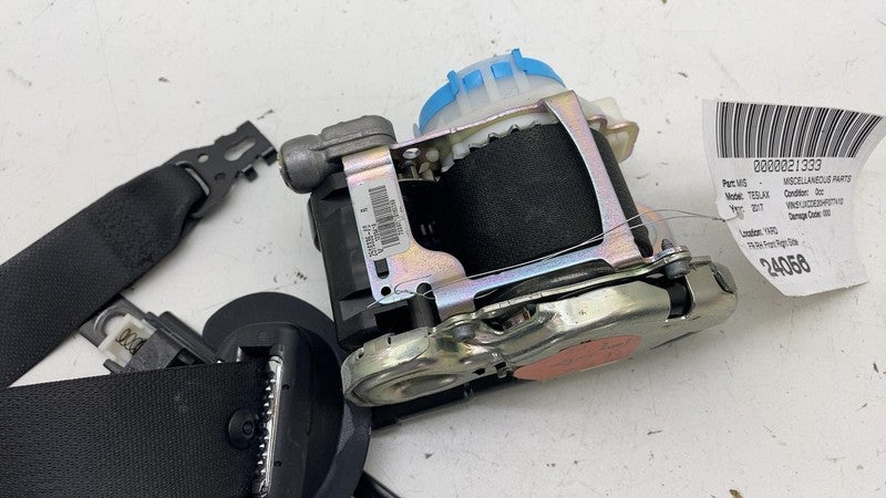 ⭕ 16-20 Tesla Model X Front Passenger Side 1st Row Seat Belt & Retract