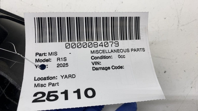 ⭕ 2025 Rivian R1S Left Side Upper B Pillar Cover Panel Black Mountain 