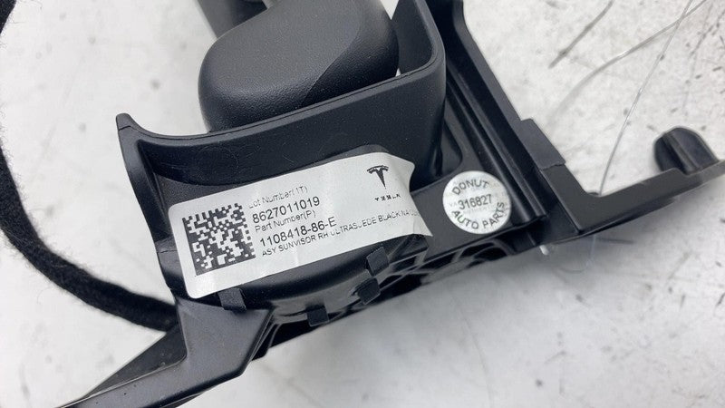 ⭕2016-2020 Model X Front Right Windshield Sun Visor Black Sunvisor 110