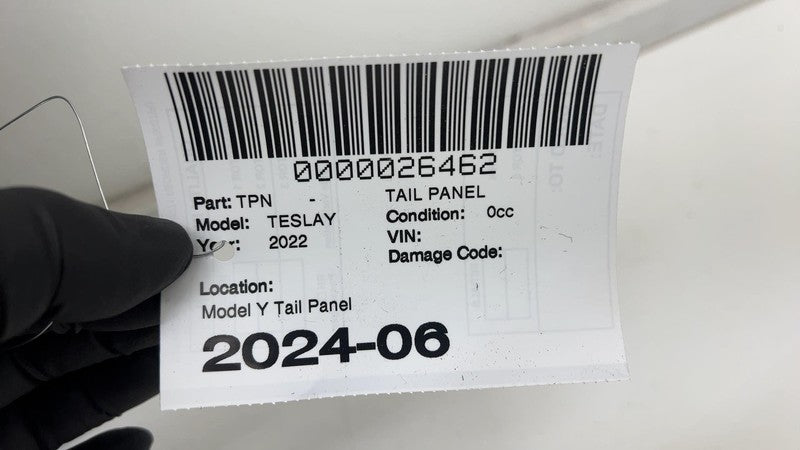 ⭕ 2020 2021 2022 2023 Tesla Model Y Rear End Body Panel Painted Black Assembly