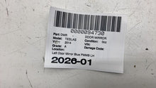 ⭕ 12-15 Tesla Model S Left Exterior Rear View Door Mirror Blue PMMB 6005864-00-E