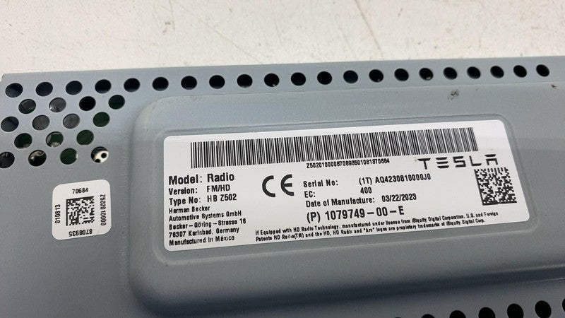 ⭕ 2017-2023 Tesla Model 3 Harman Becker Radio FM/HD Receiver Module 10