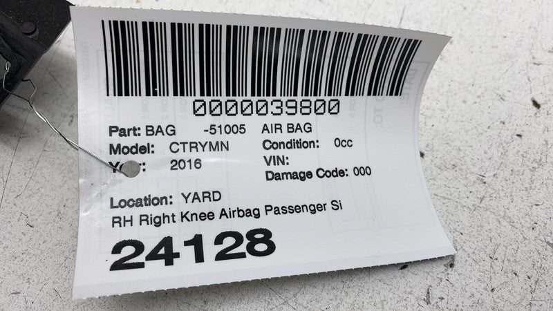 ⭕11-16 Countryman R60 R61 Front Passenger Knee Airbag Glove Box Right 