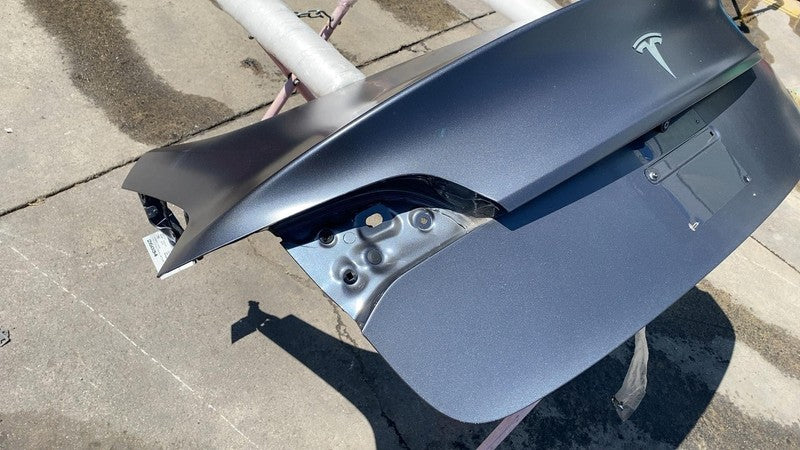⭕ 2017-2020 Tesla Model 3 M3 Rear Trunk Decklid Shell Panel Assembly Gray - PMNG