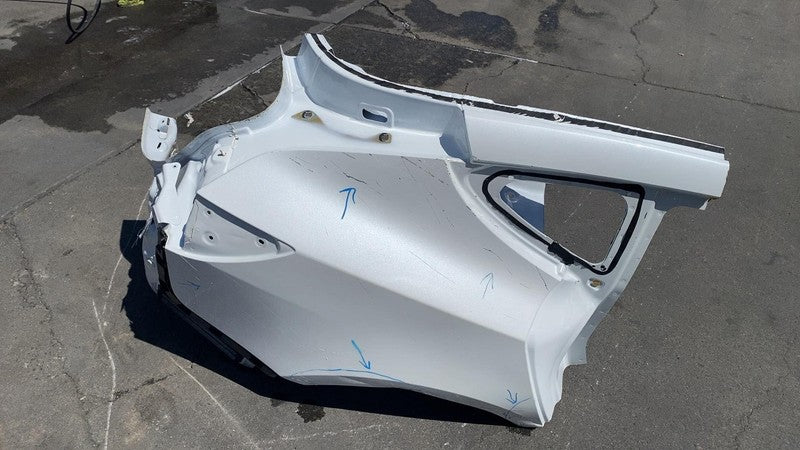 ⭕ 21-23 Tesla Model 3 Rear Right Quarter Panel Structural Frame Cut White PPSW