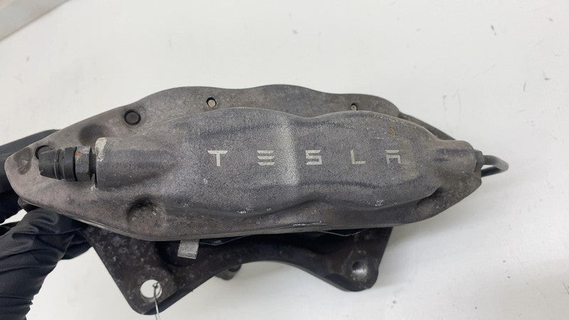 ⭕ 2012-2020 Tesla Model S Rear Driver Side Caliper w/ Brake Hose Line 