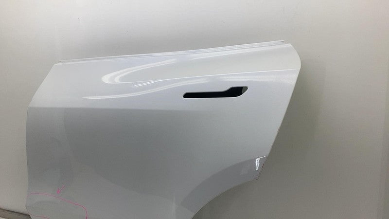 1493561-EC-A ❇️ 20-24 Tesla Model Y MY Rear Driver Side Door Shell Panel Left OEM White PPSW