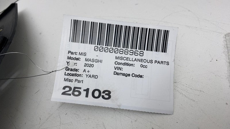 ⭕ 14-20 Maserati Ghibli Front Upper Bumper Reinforcement Support Beam 