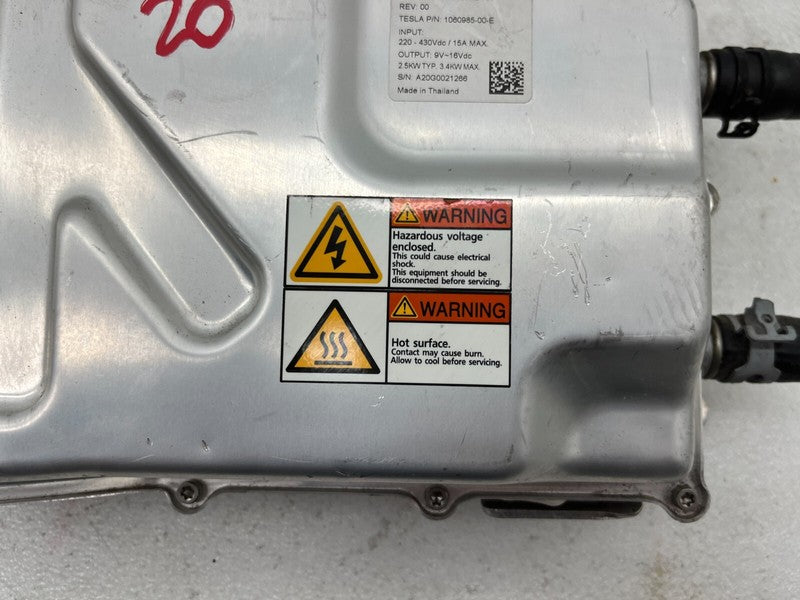 ⭕ 16-20 Tesla Model X High Voltage DC-DC Inverter Converter Module 106