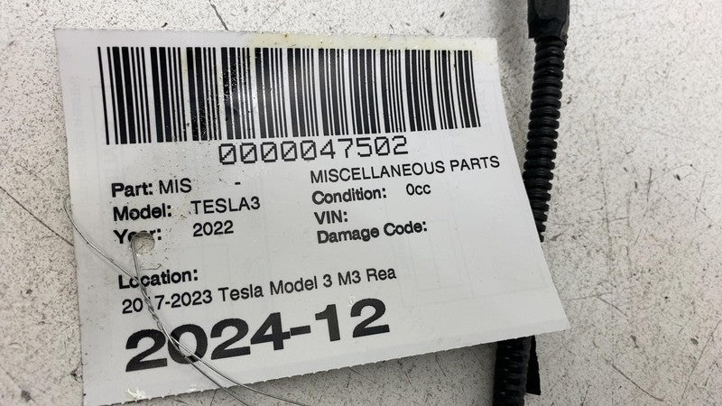 1067959 00 E 2017-2023 Tesla Model 3 M3 Rear Bumper Wiring Harness Cable Wire Loom Assembly