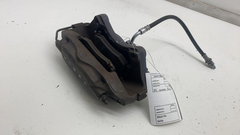 ⭕ 12-15 Tesla Model S Rear Driver Side Caliper w/ Brake Hose Line 6006