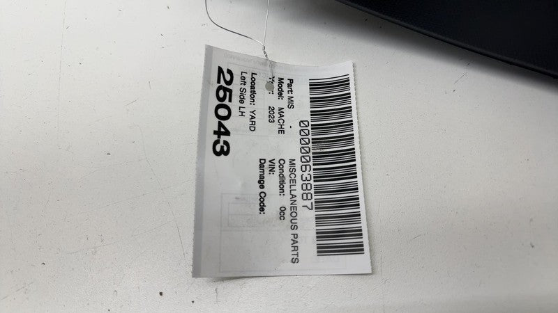 LJ8BR24583BCW ⭕ 21-24 Mustang Mach-E Left Side Upper B-Pillar Trim Cover Panel LJ8B-R24593-BCW