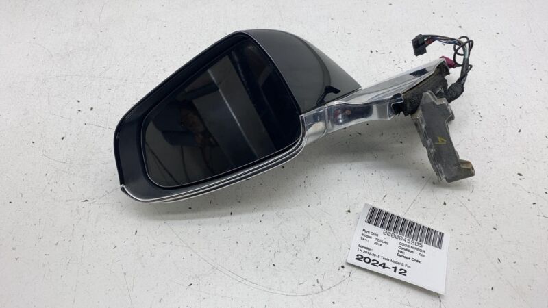 2012-2015 Tesla Model S Driver Left Exterior Rear Side View Door Mirror Assembly
