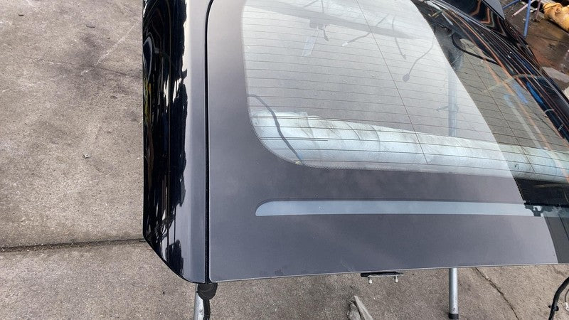 E6 43R-000319 2012-2015 Tesla Model S Rear Tailgate Hatch Panel w/ Liftgate Glass Black - PBSB