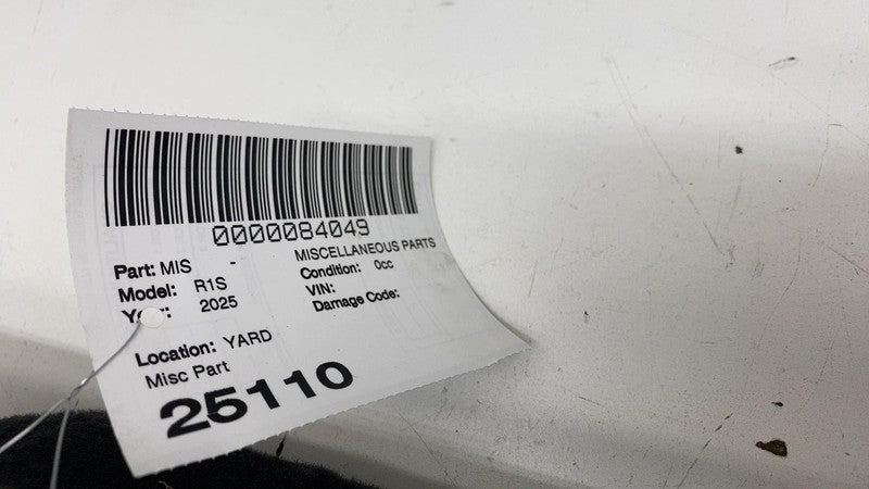 PT00047511-K ⭕ 2022-2025 Rivian R1S Rear Back Seat Floor Flap Carpet Trim Panel PT00047511K